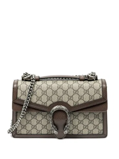 Pre-owned Gucci Dionysus Shoulder Bag In Neutral