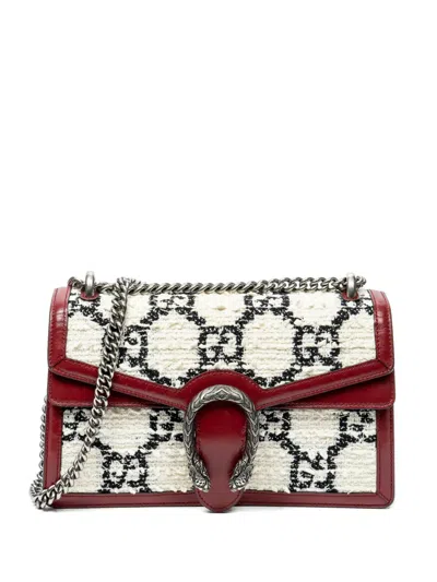Pre-owned Gucci Dionysus Shoulder Bag In White