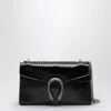 Gucci Dionysus Medium Patent Leather Shoulder Bag In Black