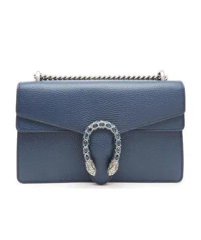 Gucci Dionysus Small Shoulder Bag In Blue