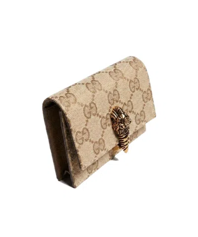 Gucci Dionysus Small Wallet In Neutral