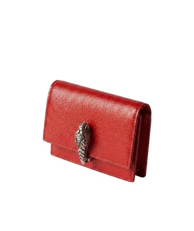 Gucci Dionysus Small Wallet In Red