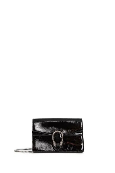 Gucci Dionysus Super Mini Shoulder Bag In Black