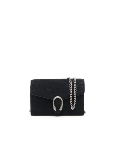 Gucci Dionysus Wallet On Chain Bag In Black