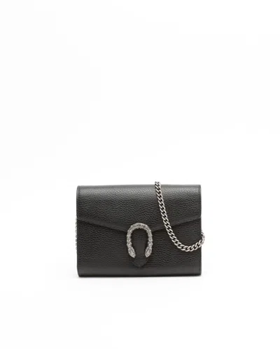 Gucci Dionysus Wallet On Chain Bag In Black