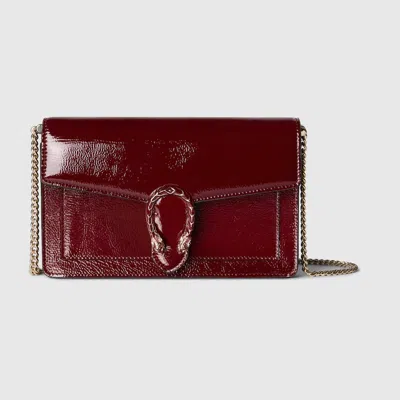 Gucci Dionysus Wallet On Chain In Burgundy