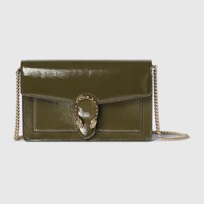 Gucci Dionysus Wallet On Chain In Green