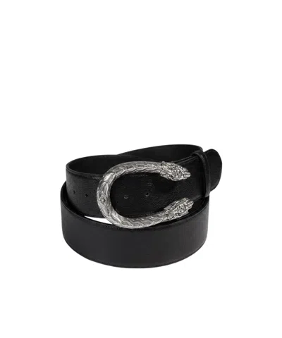 Gucci Dionysus Wide Belt In Black