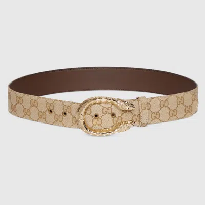 Gucci Dionysus Wide Belt In Brown