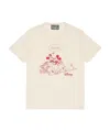 Gucci X Disney Year Of The Rat Limited Mickey Printed Retro For Men Beige In White
