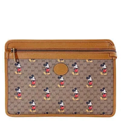 Pre-owned Gucci Disney X  Pouch 602552 Hwubm 8559 In Multicolor