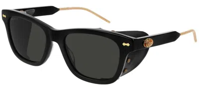 Pre-owned Gucci Dita Vers-one Gold/g-15 Green (01) Sunglasses