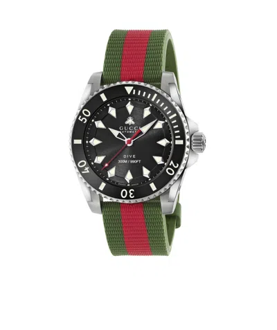 Gucci Dive 40mm Watch In Green