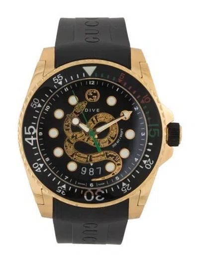 Pre-owned Gucci Dive Watch In Multi