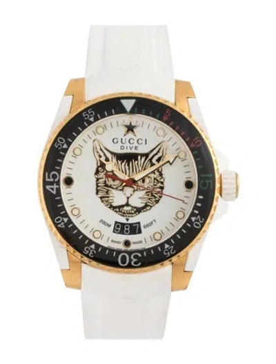 Pre-owned Gucci Dive Watch In Multi