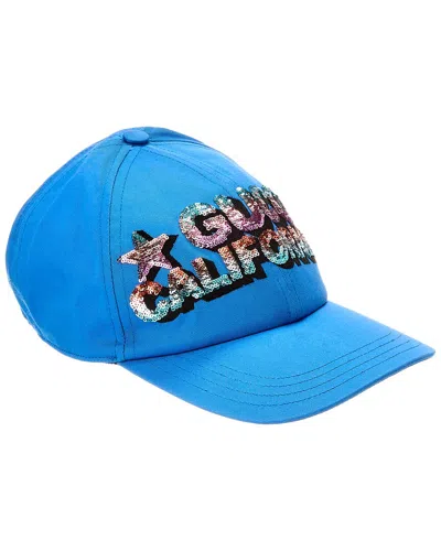 Gucci Dnu  California Baseball Cap In Blue