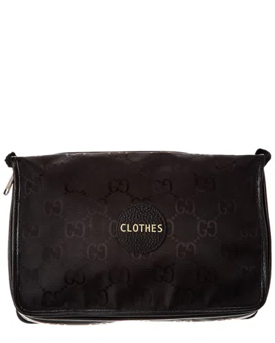 Gucci Dnu  Off The Grid Gg Canvas Clothes Pouch In Black