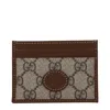 Gucci Logo Patch Monogram Print Cardholder