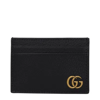 Gucci Document Holder Men Leather Black