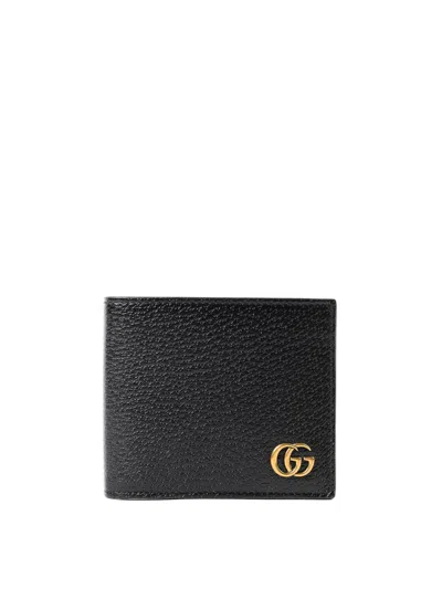 Gucci Dollar Gg Marm Wallet In Black