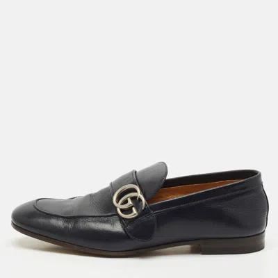 Pre-owned Gucci Donnie Double G Loafers Size 40