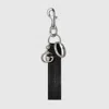 Gucci Double G Keychain With Web Detail In Multi