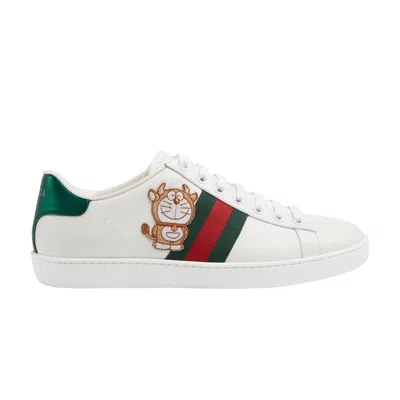 Pre-owned Gucci Doraemon X  Wmns Ace 'ivory Devil Patch' | White | Women's Size 34.5