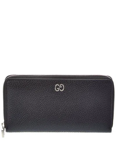 Gucci Dorian Leather Wallet (authentic Pre-loved) In Black