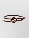 Gucci Double Band Bracelet Adjustable Fit In Brown
