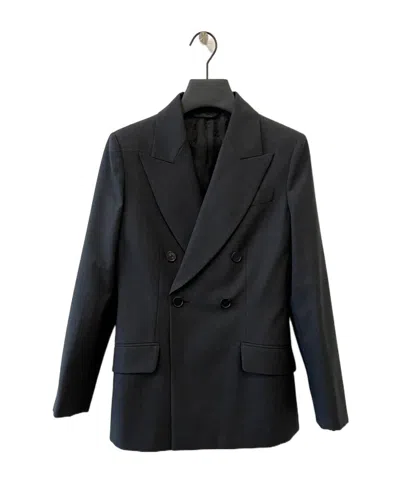Gucci Double Breasted Blazer In Black