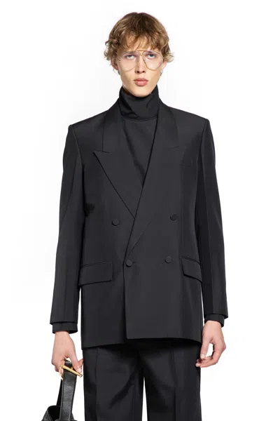 Gucci Double-breasted Blazer In Black