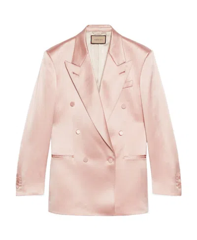GUCCI GUCCI DOUBLE BREASTED BUTTONED BLAZER