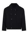 Gucci Boucle Wool Jacket In Black