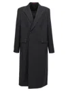 Gucci Double-breasted Coat In Gray