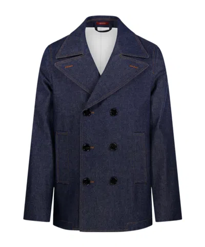 GUCCI GUCCI COLLARED BUTTON-UP DENIM JACK