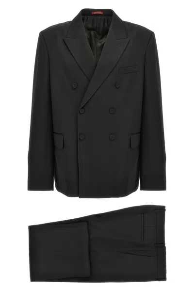 Gucci Double-breasted Dress Suits Black