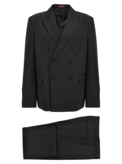 GUCCI DOUBLE-BREASTED DRESS SUITS BLACK