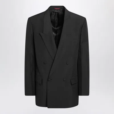 GUCCI GUCCI DOUBLE-BREASTED JACKET IN TECHNICAL PANAMA