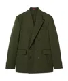 Gucci Double-breasted Light Wool Gabardine Jacket
