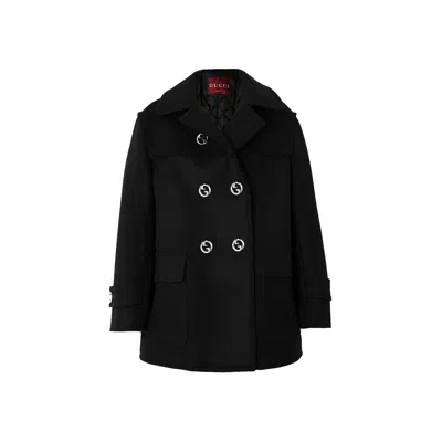 Gucci Double Breasted Wool Coat