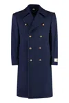 GUCCI GUCCI DOUBLE-BREASTED WOOL COAT