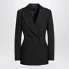 Gucci Embroidered Wool Blazer With Notched Lapels And Pockets In Multi
