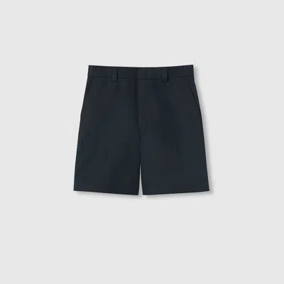 GUCCI GUCCI DOUBLE COTTON TWILL SHORT WITH WEB