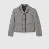 Gucci Collared Pocket Jacket In Gray