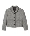 Gucci Collared Pocket Jacket In Gray