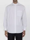 Gucci Men Skinny Fit Cotton Shirt With Buttons Closure And Long Sleeve In White