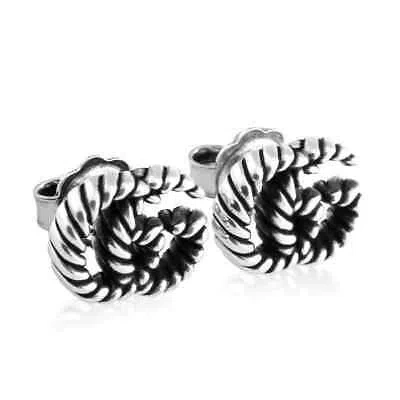 Pre-owned Gucci Double Earrings In Sterling Silver