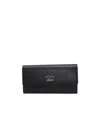 Gucci Double-folded Long Wallet In Black