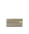 Gucci Double-folded Wallet In Nude