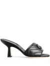 Gucci Double G 75mm Slide Sandal In Schwarz